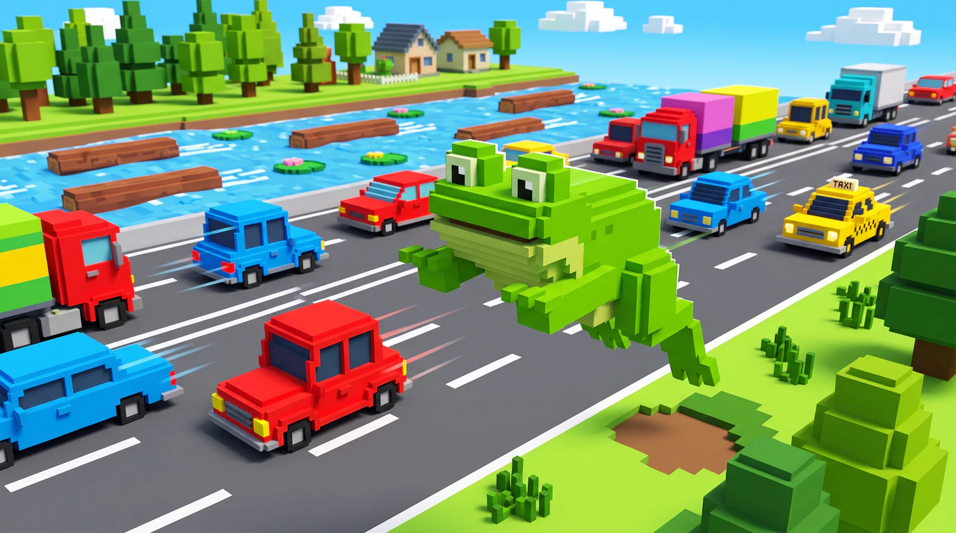 Capa do jogo Atravessa a Rua (Crossy Road)