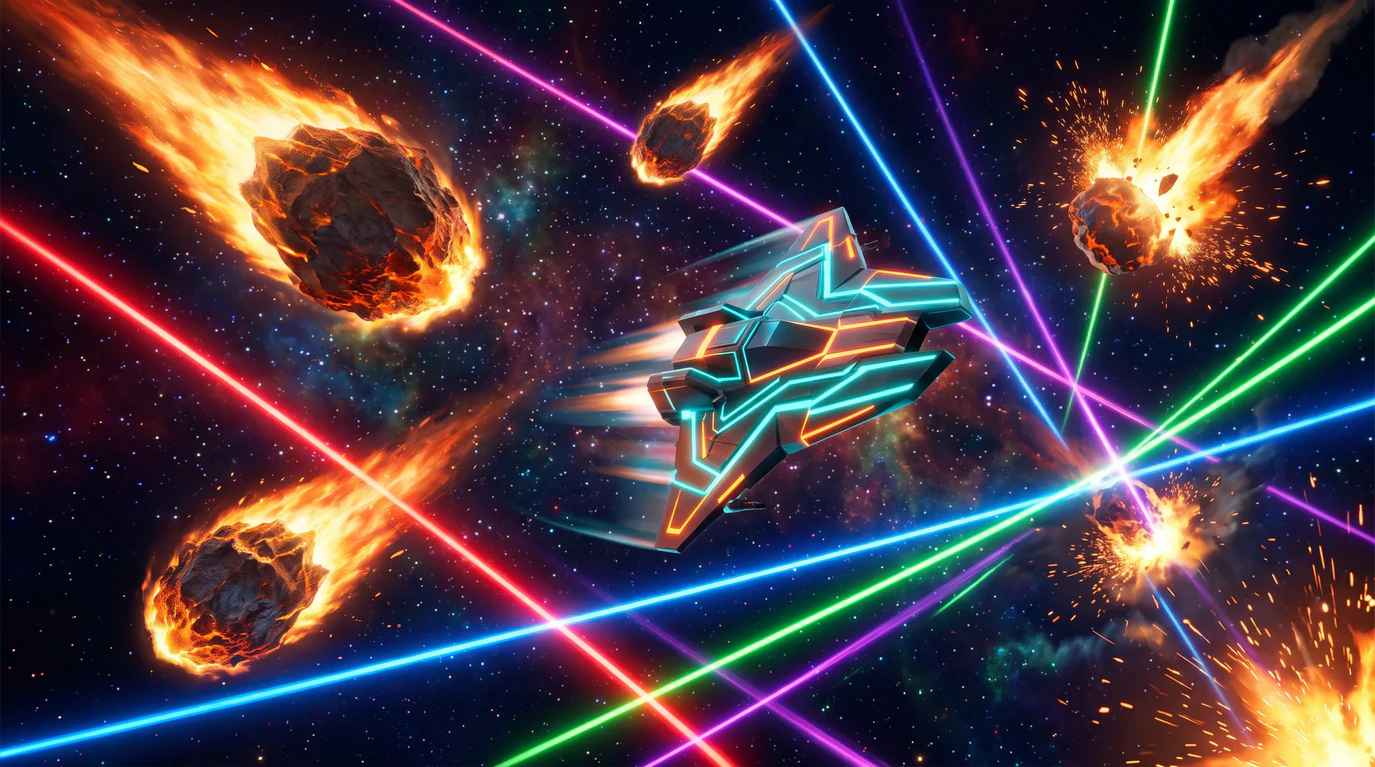 Capa do jogo Esquiva Espacial (Bullet Dodge) 🚀
