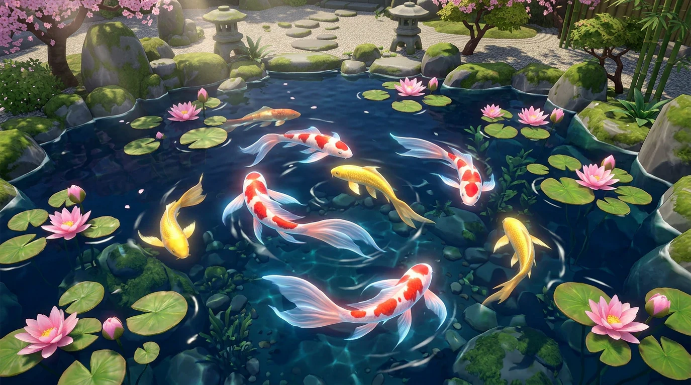 Capa do jogo Feed the Koi 🐟
