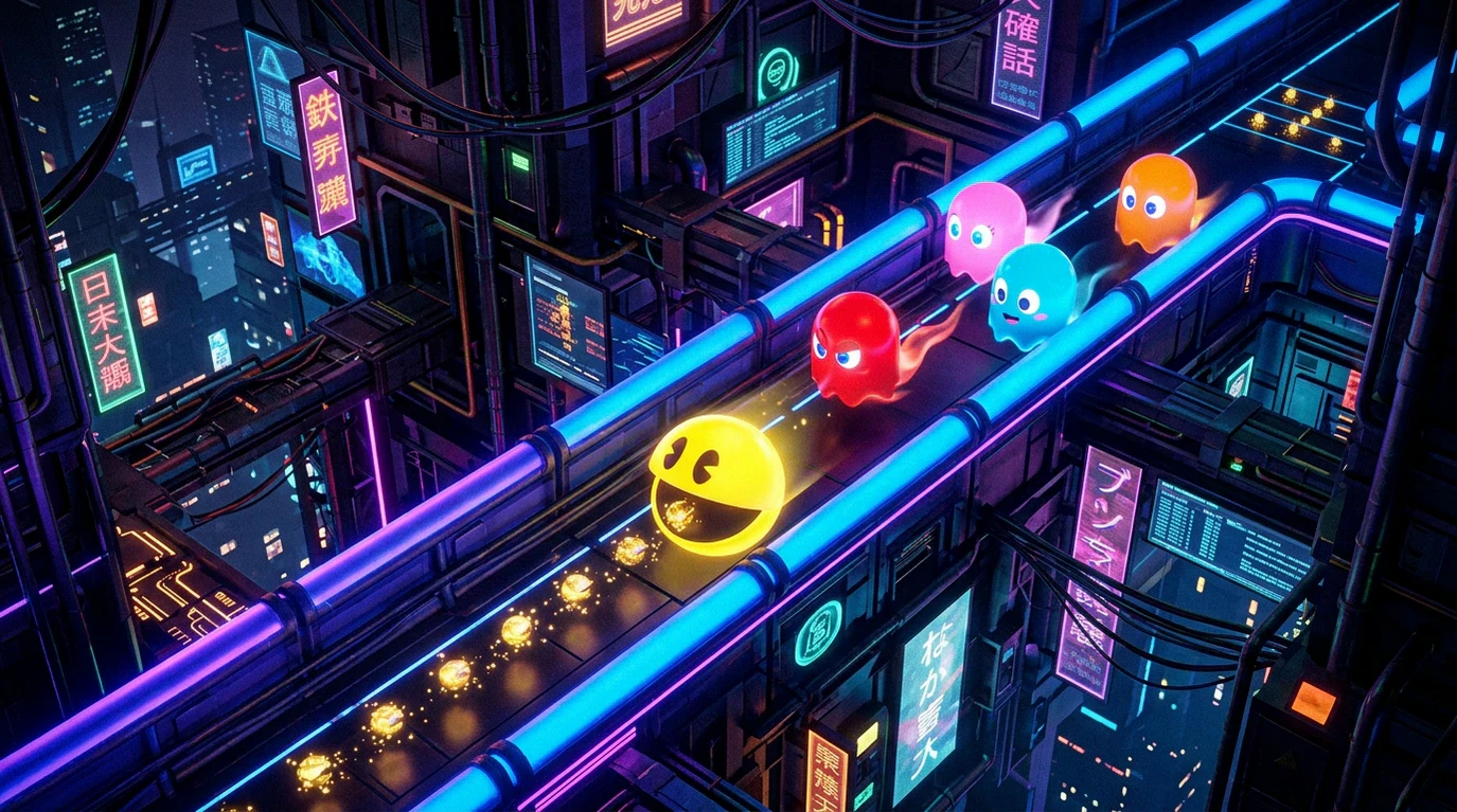 Capa do jogo Pac-Man Labirinto