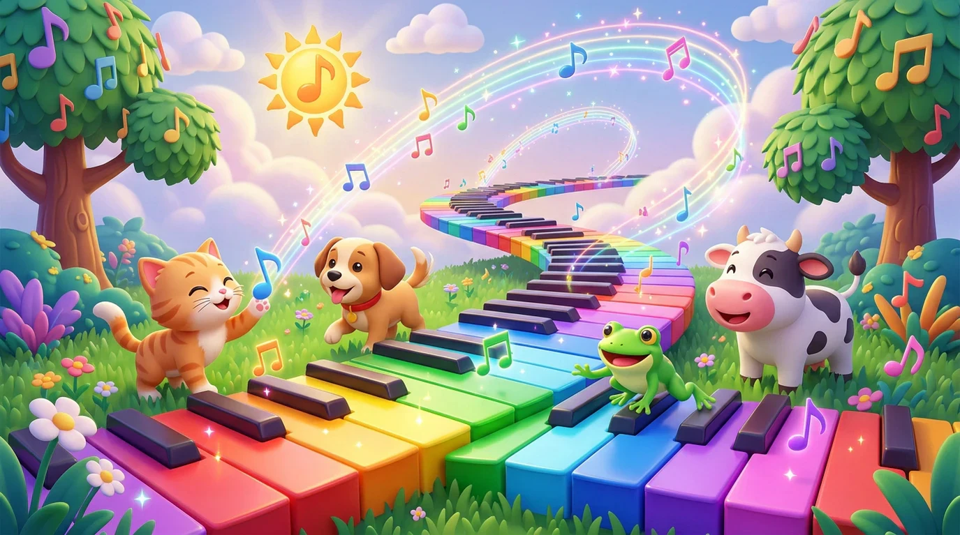 Capa do jogo Piano dos Bichinhos 🐱