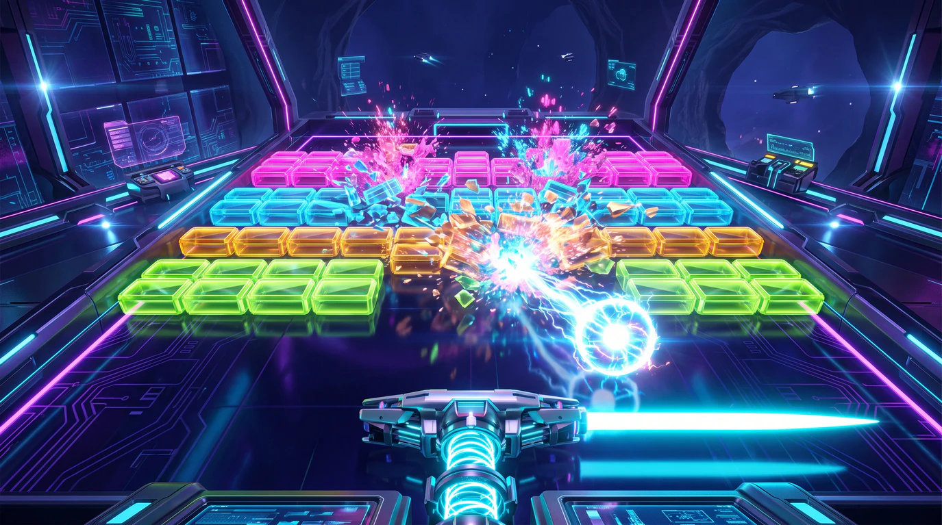 Capa do jogo Quebra-Blocos (Brick Breaker)