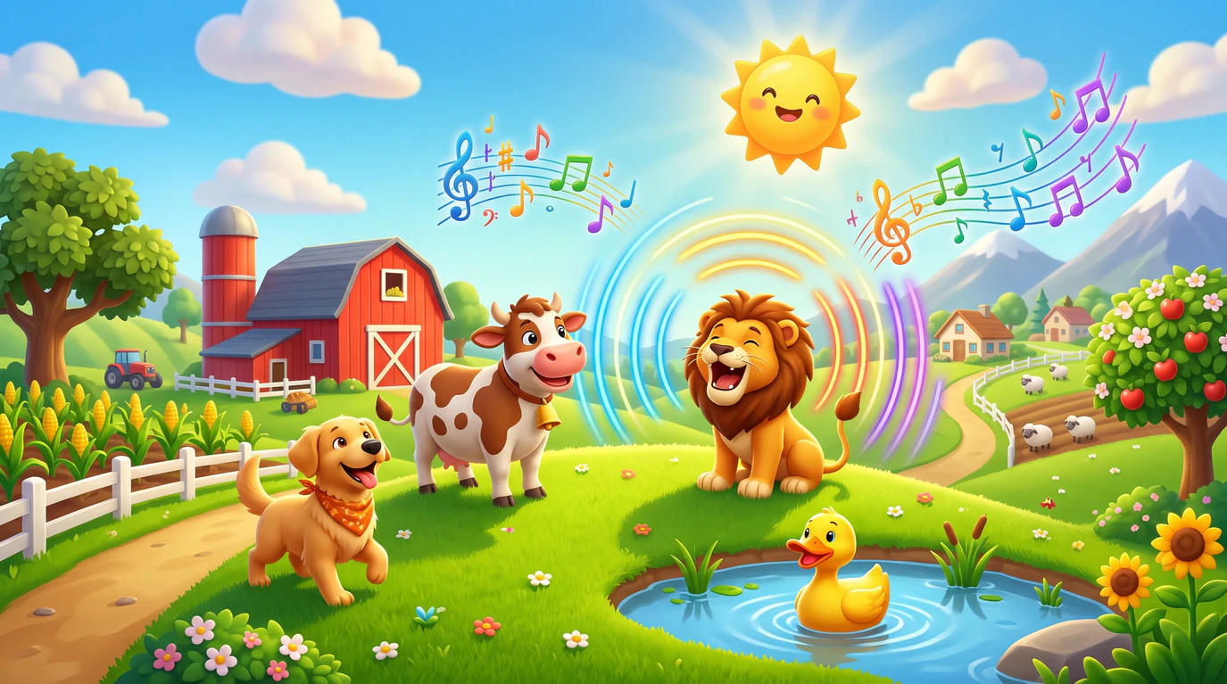 Capa do jogo Sons dos Animais 🐮